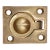 Recessed Brass Drawer Cabinet Flush Ring Pull For Sale