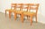 Heywood-Wakefield Heywood Wakefield Mid-Century Modern Solid Maple Dining Chairs, Set of Four For Sale - Image 4 of 13