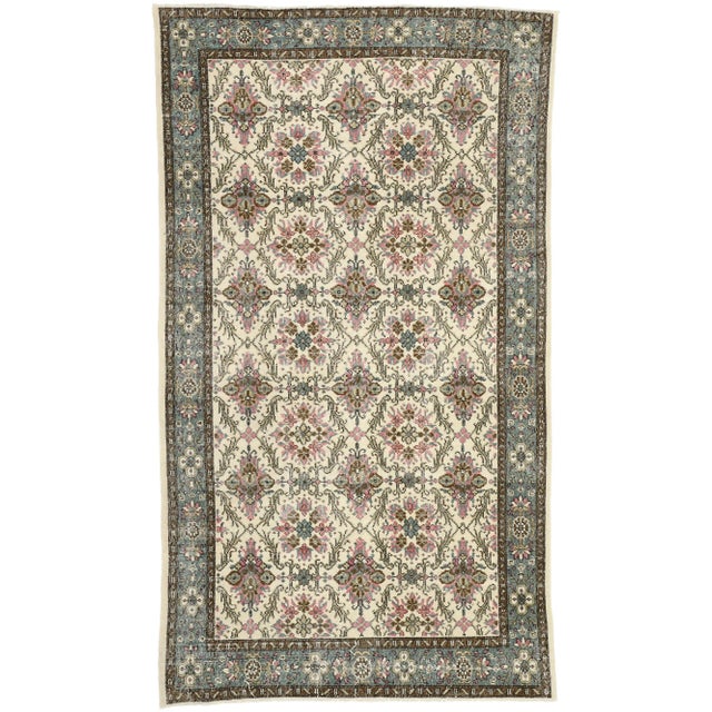 Vintage Turkish Sivas Rug - 05'08 X 10'00 For Sale - Image 10 of 10