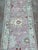 Turkish Oushak Pink Wool Runner 2’9” X 11’8” For Sale - Image 4 of 6
