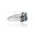 Not Yet Made - Made To Order 2.29 Ct Blue Sapphire and Ruby Handmade 925 Sterling Silver Ring, Size 4 For Sale - Image 5 of 14