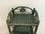 1970s Vintage Green Wicker Shelf With Four Tiers For Sale - Image 5 of 10