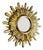 Vintage French Giltwood Sunburst Wall Mirror, 1950s For Sale