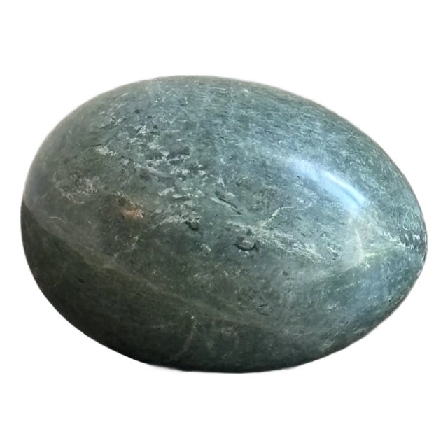 Large Late-20th Century Stone Egg Sculpture For Sale