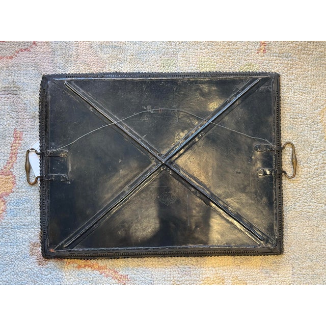 Late 19th Century Antique Metal Tray For Sale - Image 4 of 4
