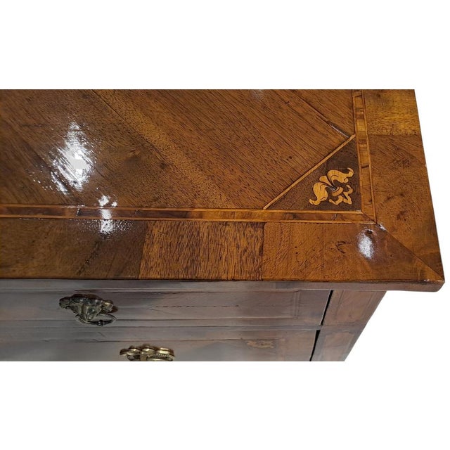 Antique Inlaid Chest of Drawers, 1800s For Sale - Image 10 of 11