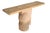 French Late 20th Century Pair of Stone and Wood Console Tables For Sale - Image 3 of 11