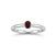 I Professional Jewelry Description This elegant ring showcases a refined and contemporary design, featuring two vibrant...