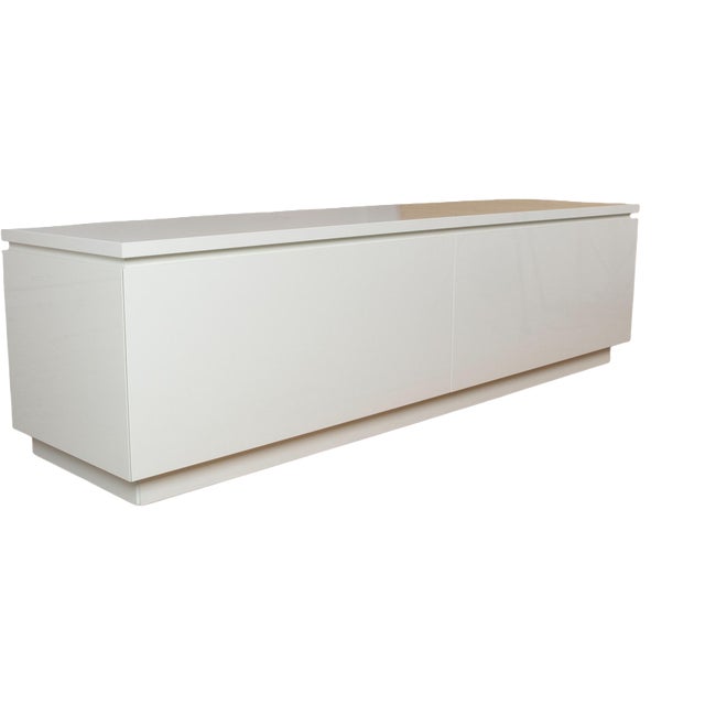 Cube Sideboard in White Wood from Interlübke For Sale