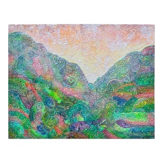 Alexander Arshansky, "Sunrise Valley" Abstract Landscape Piece For Sale