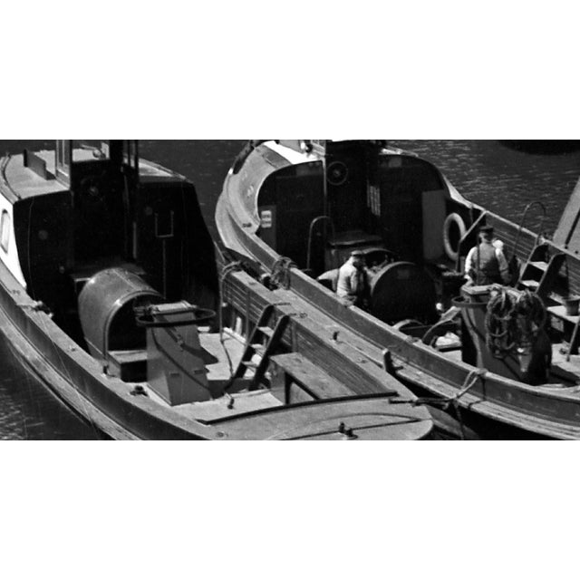 Traditional Fleets at Hamburg Speicherstadt, Germany 1938, Printed 2021 For Sale - Image 3 of 5