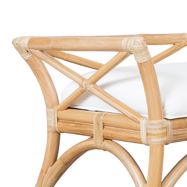 Not Yet Made - Made To Order Charlotte Bench, Natural For Sale - Image 5 of 9