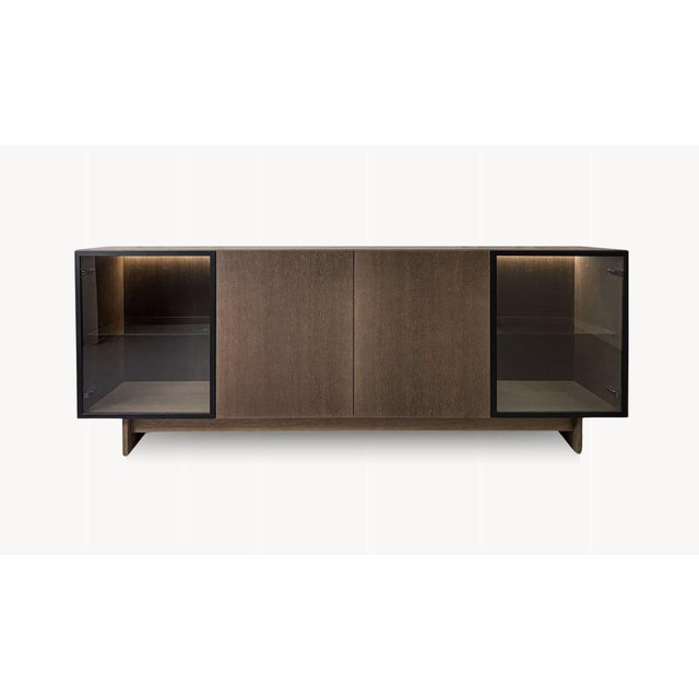 2020s Verto Sideboard Wood Oak & Bio - Dark Walnut Oak For Sale - Image 5 of 11