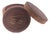 Mid 20th Century Carved Teak Wood Beverage Coasters, Set of 7 For Sale