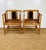 Art Deco Vintage Pair of Faux Bamboo Asian / Chinoiserie Chic Pagoda Chairs For Sale - Image 3 of 17