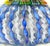 Late 20th Century Vintage Murano Millefiore Flowers Twisting Zanfirico Ribbons Italian Art Glass Crown Top Paperweight For Sale - Image 5 of 6