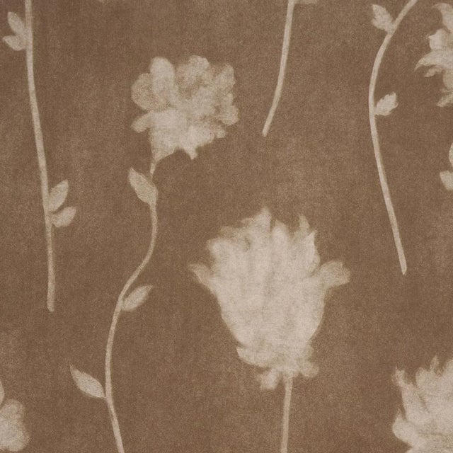Contemporary Schumacher x Backdrop Before Midnight Wallpaper In Chocolate For Sale - Image 3 of 5