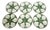 Oyster Plates, France, 1960s, Set of 6 For Sale