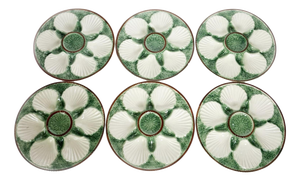 Oyster Plates, France, 1960s, Set of 6