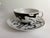 Teacup and saucer set Teacup - Round - Ø 9.7 cm - h 4.8 cm - 0.240 l Saucer - Round - Ø 15.7 cm - h 1.2 cm Unused from a...