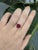 This beautiful ring features a 3.8 carat round ruby gemstone all set in solid 14K gold. This solitaire ring can be a...