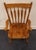 Brown Ethan Allen Heirloom Nutmeg Maple Colonial Early American Arrow Back Dining Arm Chair 10-6060a For Sale - Image 8 of 11