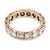 Mid 20th Century Vintage 3.50 Carat Diamond 18k White Gold Eternity Band, Size 5.5 For Sale - Image 5 of 5