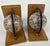 Vintage Wooden Globe Bookends- Set of 2 For Sale - Image 4 of 6