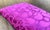 Purple Cut Velvet Lumbar Cushion Cover For Sale In Los Angeles - Image 6 of 8