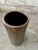 Ceramic 1980s Postmodern Heager Metallic Glaze Cylindrical Vase For Sale - Image 7 of 9