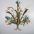 Painted tole floral motif chandelier.