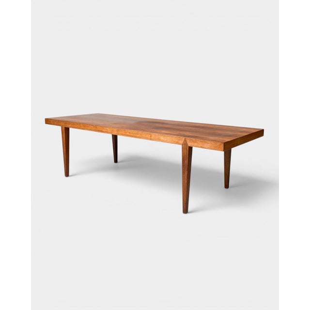 Rosewood Coffee Table by Severin Hansen for Haslev Møbelsnedkeri, Denmark, 1960s For Sale - Image 6 of 6