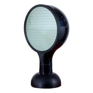 Black Drive Table Lamp by Adalberto Dal Lago for Bieffeplast, 1970s For Sale