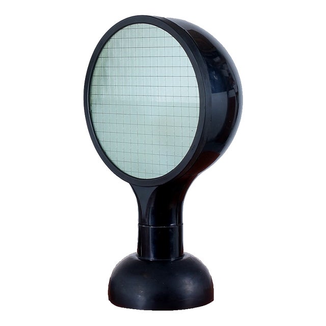 Black Drive Table Lamp by Adalberto Dal Lago for Bieffeplast, 1970s For Sale