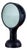 Black Drive Table Lamp by Adalberto Dal Lago for Bieffeplast, 1970s For Sale