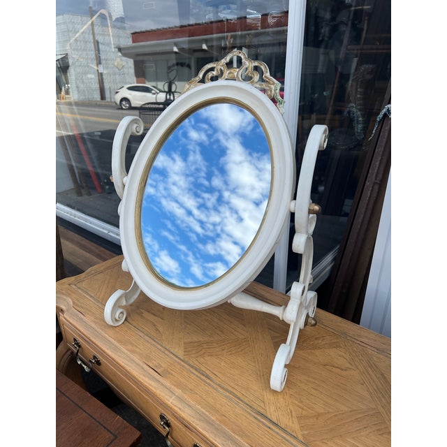 1960s 1960s French Vanity Mirror For Sale - Image 5 of 5