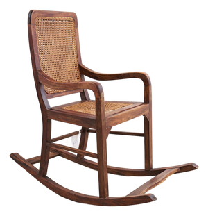 Vienna Straw Rocking Chair, Early 1900s
