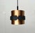 Metal pendant lamp by the renowned manufacturer Doria Leuchten. The lamp consists of a two-part cylinder as its base. The...