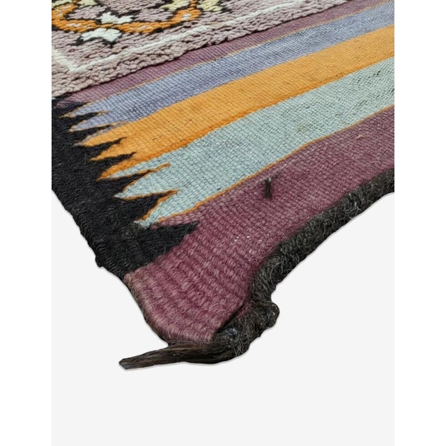 Moroccan Tribal Ait Bou Sbaa Rug - 13.2 X 5.5 Ft For Sale - Image 4 of 6