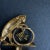 Late 20th Century Vintage Cat & Gold Fish Bowl Brooch Gold Tone Pin Kitty Kitten Avon For Sale - Image 5 of 7