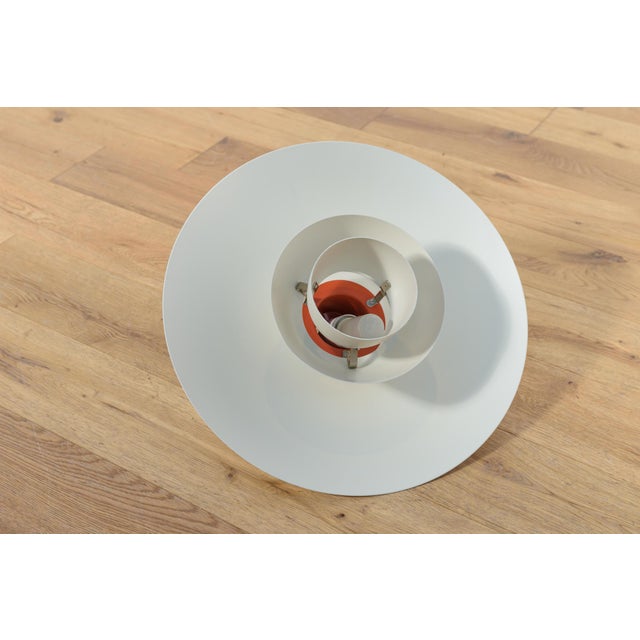 Metal Mid-Century Ph4 Pendant Lamp by Poul Henningsen for Louis Poulsen, 1960s For Sale - Image 7 of 15