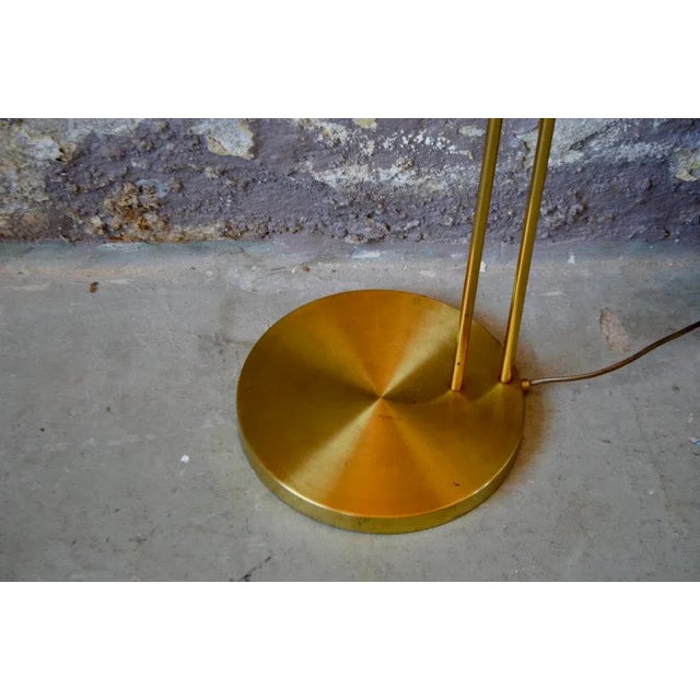 Gold Floor Lamp by Mauro Marzollo for TVE Milano, 1980s For Sale - Image 8 of 12