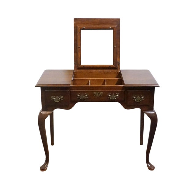 Pennsylvania House Pennyslvania House Solid Cherry Traditional Style 38" Vanity With Lift Top Mirror For Sale - Image 4 of 14