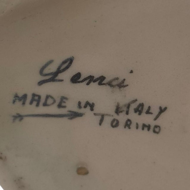 1930s Rare Art Deco Lenci Torino Italian Ceramic Madonna Bust, 1930s For Sale - Image 5 of 9