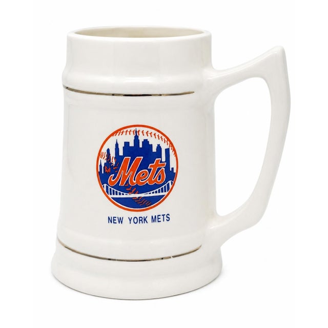 Ceramic Vintage New York Mets Baseball Team Ceramic Mug For Sale - Image 7 of 7