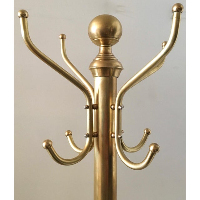 Vintage Brass Hat and Coat Rack Chairish