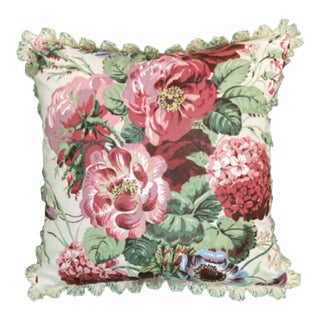 Carlotta by Rose Cumming Square Decorative Pillow With Down Feather Insert For Sale