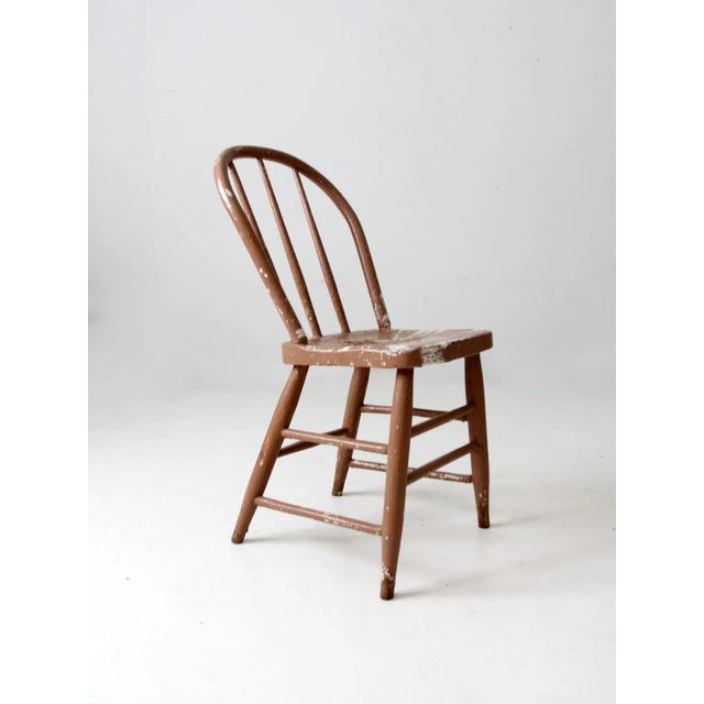 Vintage Spindle Back Windsor Chair For Sale - Image 10 of 11