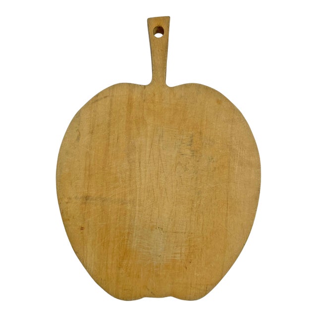 English Maple Apple Cutting Board For Sale