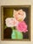 Vintage Floral Still Life Vintage in Gold Frame For Sale - Image 11 of 13